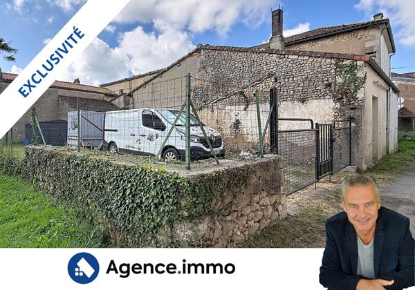 À vendre - Maison ancienne, 3 pièces située à Saint-Bonnet-sur-Gironde (17150)