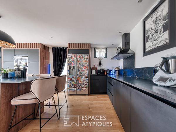 Maison d’architecte contemporaine avec piscine