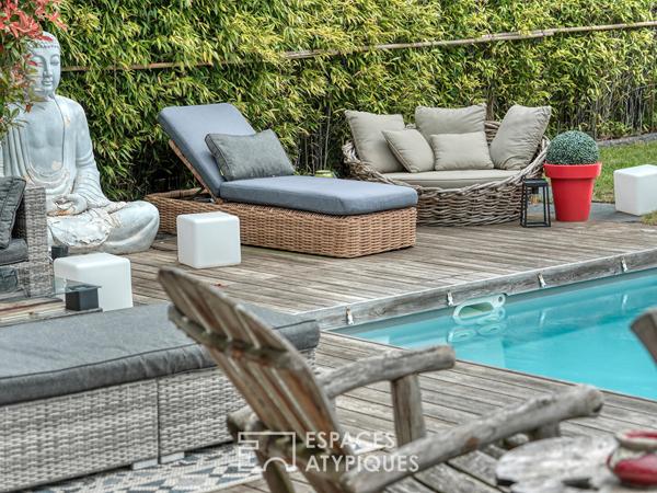 Maison d’architecte contemporaine avec piscine