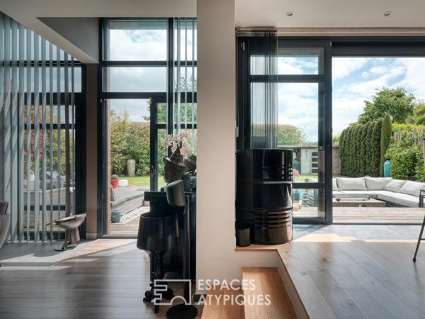 Maison d’architecte contemporaine avec piscine