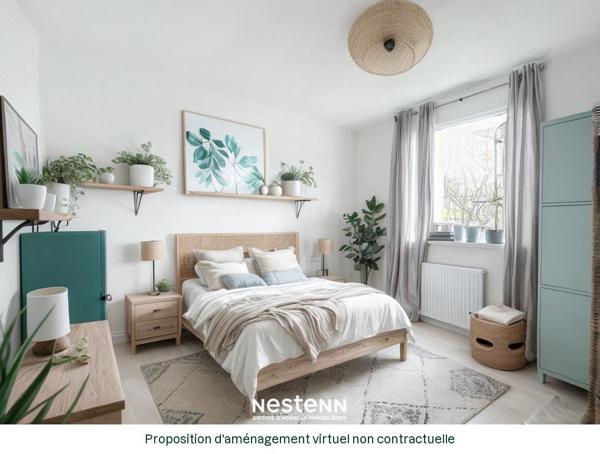 A VENDRE - TOURNEFEUILLE - Appartement T3 de 62m² avec jardin et 2 places de parking