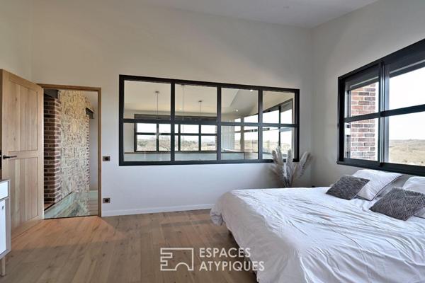 Relecture contemporaine d’une bergerie avec vue entre Uzès et Cévennes