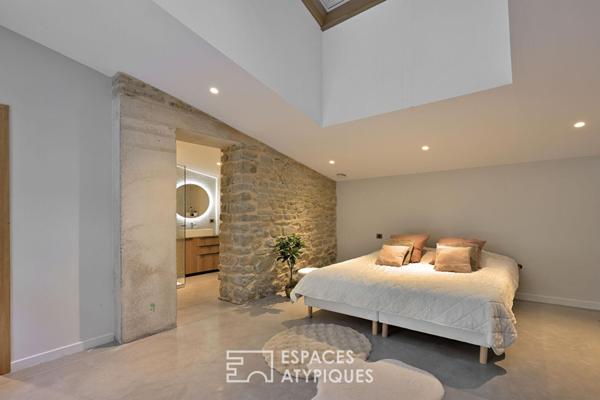 Relecture contemporaine d’une bergerie avec vue entre Uzès et Cévennes