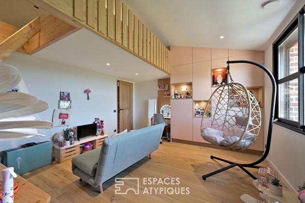 Relecture contemporaine d’une bergerie avec vue entre Uzès et Cévennes