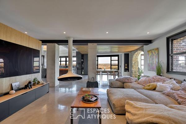 Relecture contemporaine d’une bergerie avec vue entre Uzès et Cévennes