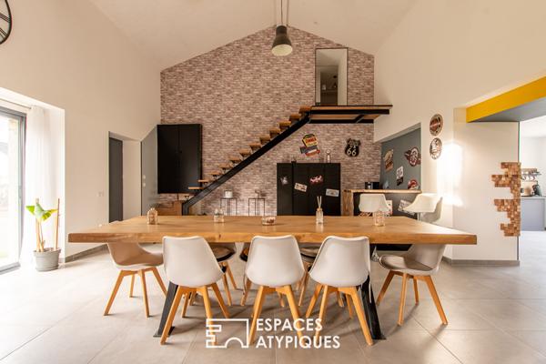 Corps de ferme rénové : espace, calme et vie de famille