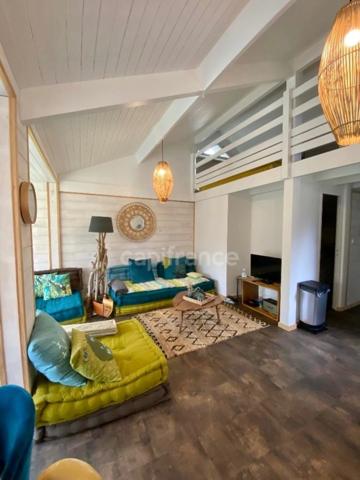 LACANAU - MAISON STYLE CHALET SCANDINAVE - 5 PIECES - 73M2 - TERRASSE ET TERRAIN - AU COEUR D'UN DOMAINE NAUTIQUE