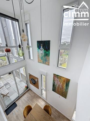 NOUVEAUTÉ et EXCLUSIVITE CIMM – Rennes, quartier Poterie : Magnifique Duplex au Dernier Étage avec Terrasses