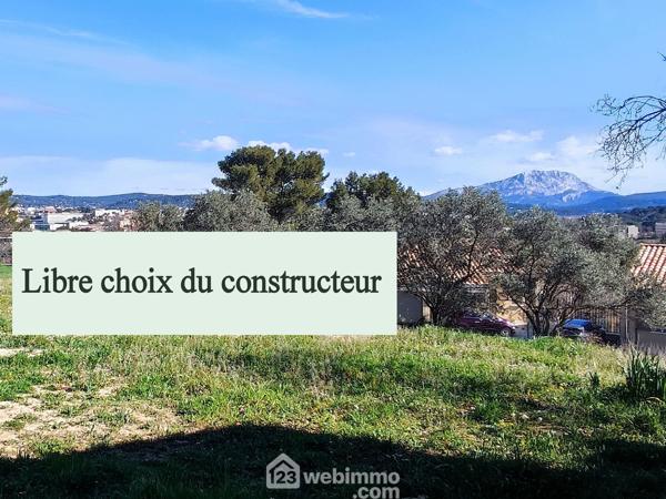 Terrain à bâtir 1060 m² à Aix-en-Provence 13090