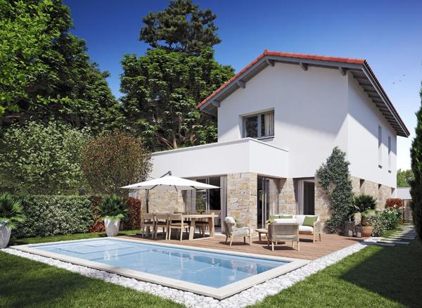 Villa contemporaine avec piscine - Description détaillée - Cinq Cantons / Chiberta Anglet