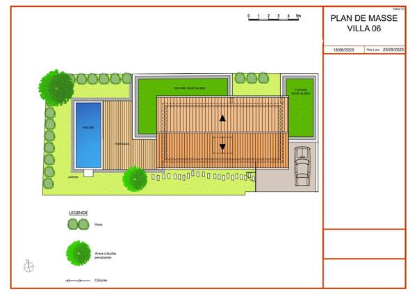 Villa contemporaine avec piscine - Description détaillée - Cinq Cantons / Chiberta Anglet