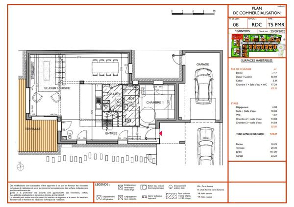 Villa contemporaine avec piscine - Description détaillée - Cinq Cantons / Chiberta Anglet