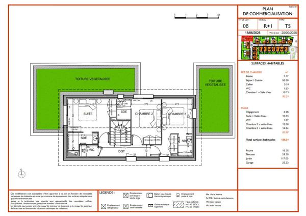 Villa contemporaine avec piscine - Description détaillée - Cinq Cantons / Chiberta Anglet