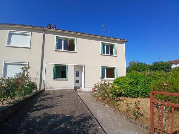 Maison lumineuse 4 chambres avec terrain clos et arboré