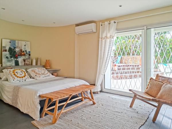 Maison Le Cannet Mairie 5 pièces 200 m² - Terrain 1350m² - Vue mer - Piscine - Jardins et terrasses exotiques