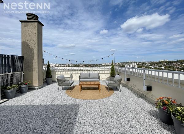 À VENDRE  Appartement familial 92 m²  Proche RER avec terrasse privative , Antony, quartier La Fontaine