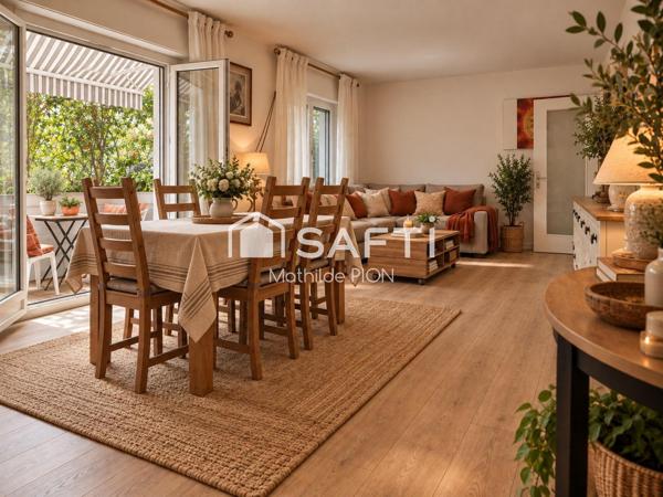Robertsau: appartement chaleureux dans un écrin de verdure