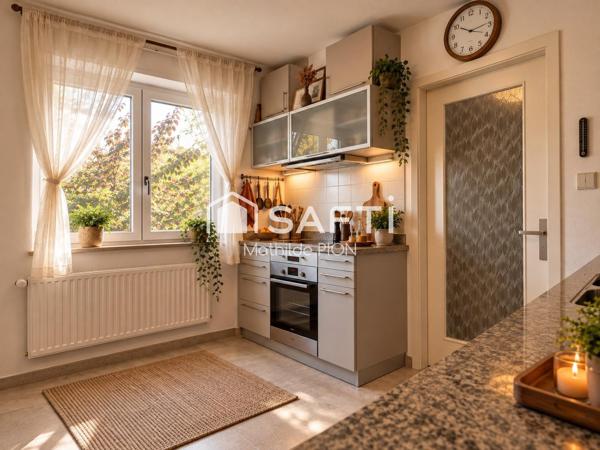 Robertsau: appartement chaleureux dans un écrin de verdure