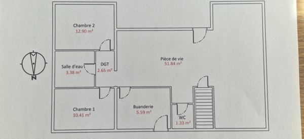 A vendre Bretagne-Finistère sud-Tréboul-Maison-sous-sol-garage-jardin