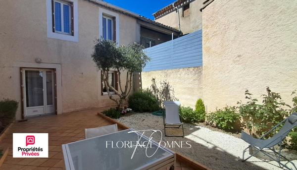 Maison de village avec patio à Villegailhenc 74m2