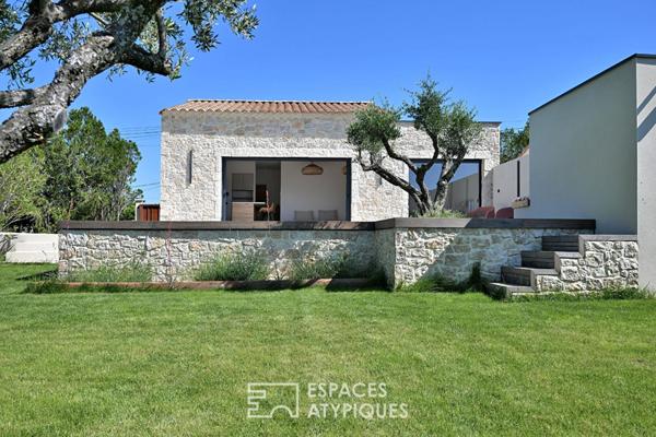 Maison contemporaine avec piscine proche Uzès