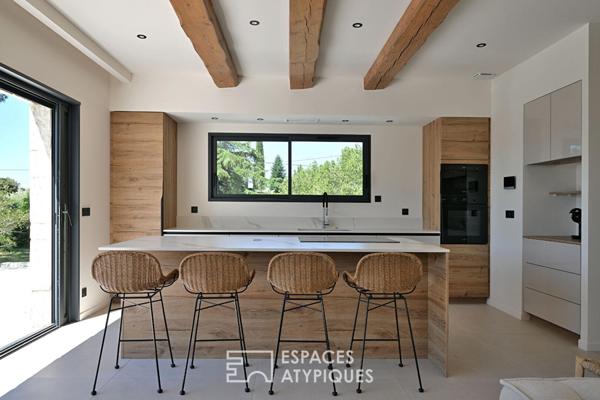Maison contemporaine avec piscine proche Uzès