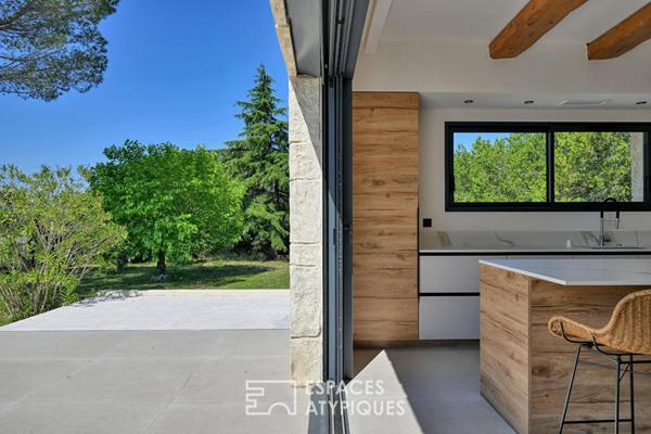 Maison contemporaine avec piscine proche Uzès