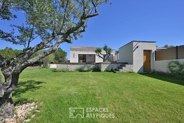 Maison contemporaine avec piscine proche Uzès
