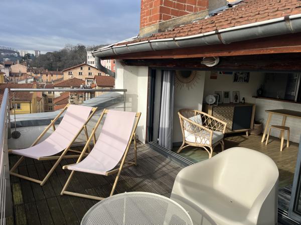 Duplex terrasse vue magnifique