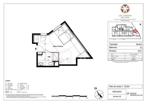 Studio 28m2 - Centre ville