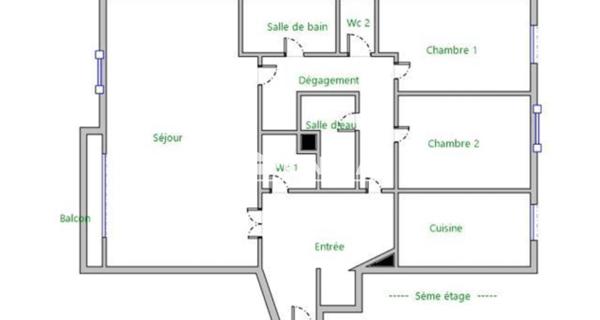 À vendre Appartement 4 pièces 83.2 m² - Issy-les-moulineaux 92130