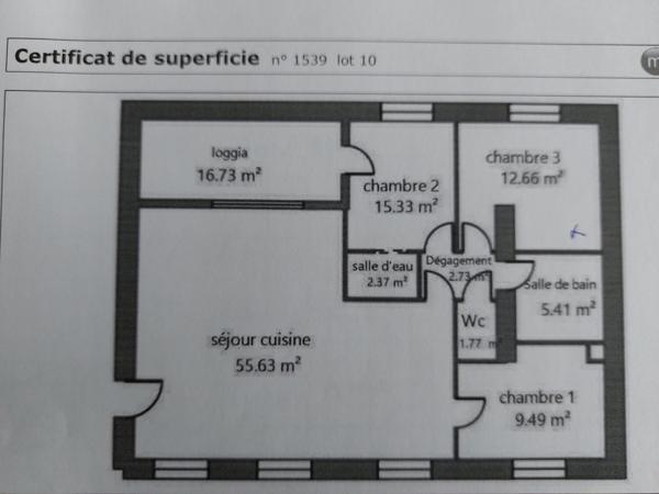 Appartement
         4 pièces
        - 106 m² Exclusivité 348 000 € *