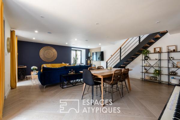 Maison de ville rénovée avec soin et jardin