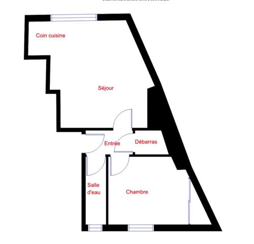 Courbevoie (92) quartier calme - charmant 2 pièces étage élevé - cave