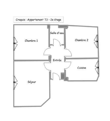 Appartement à vendre 3 pièces 50 m² Melun