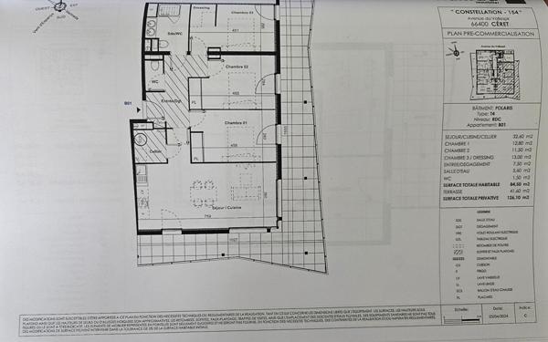 Appartement CERET 4 pièces d'environ 90 m2 avec terrasse et garage double