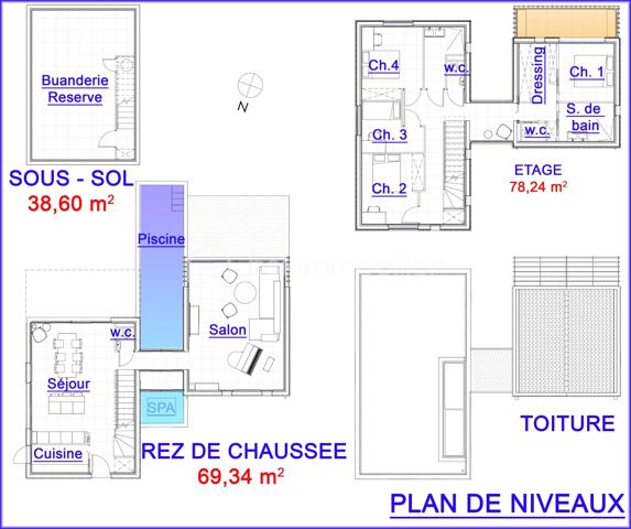 Sète, bordée par la mer et la lagune, a atteint ses limites naturelles.

Sur le Mont Saint-Clair, espace résidentiel classé, les terrains encore disponibles sont rares, souvent escarpés et techniquement contraints.

Ici, un dernier écrin de nature, plat, viabilisé, facilement accessible, dans un environnement calme et verdoyant.

Le terrain de 953 m² est prêt à accueillir votre résidence, contemporaine élégante, dans le respect des contraintes d’un site aussi protégé que convoité.

Emprise au sol : 11 % 
Emprise au sol de la piscine et spa : < 8 % de la parcelle

Le bien peut être vendu avec un permis de construire, conçu par un architecte de renom, expert des environnements sensibles.
Ce projet donne à l’acheteur une vision claire, concrète et cohérente de ce qu’il est possible de réaliser avec finesse, en intégrant parfaitement les règles obligatoire.

Le projet prévoit :
Surface habitable totale : 186 m², répartis comme suit : 38 m² au niveau -1, -70 m² au rez-de-chaussée et 78 m² à l’étage.
Une piscine traversante avec spa (24 m²)
Une intégration paysagère naturelle et respectueuse de la topographie
