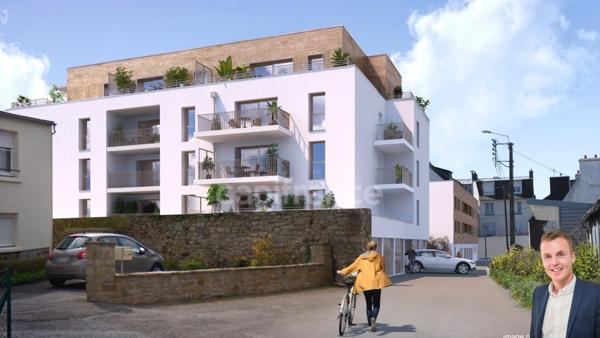 Dpt Finistère (29), à vendre CROZON, appartement T3 de 57,66 m² habitable - Terrasse- Garage.
