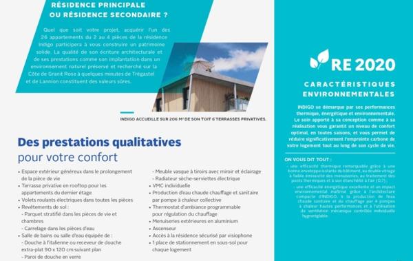 Vente Appartement P4 vue mer avec roof top neuf Perros-guirec   