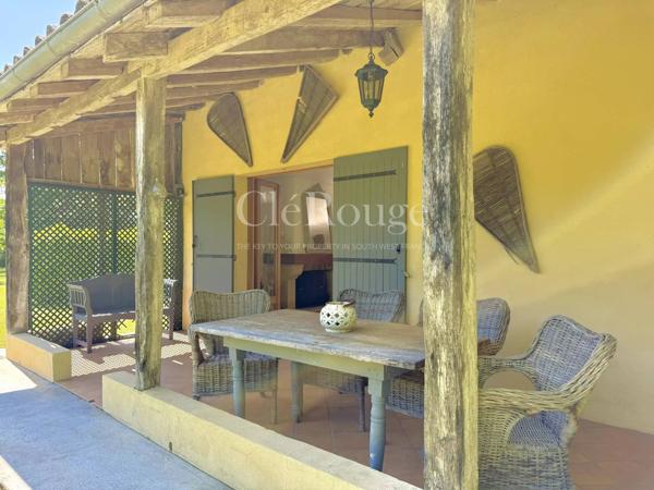 Duras - Maison de campagne de 3 chambres avec gîte séparé de 2 chambres, sur un terrain de 7000m²