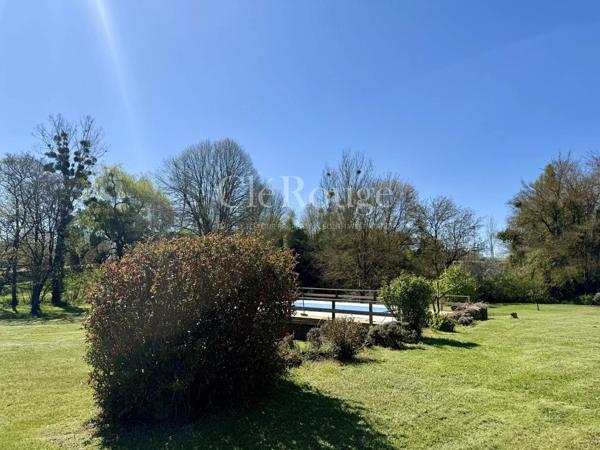 Duras - Maison de campagne de 3 chambres avec gîte séparé de 2 chambres, sur un terrain de 7000m²