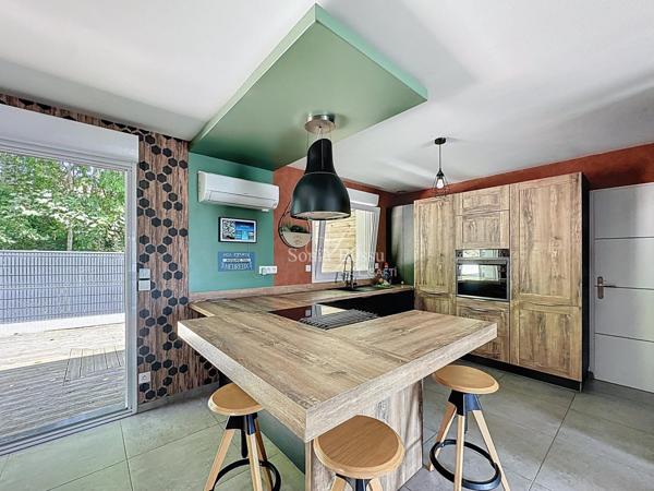 MAISON INDIVIDUELLE SEMI PLAIN PIED 5 CHAMBRES SOUS SOL