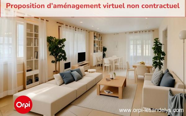 Maison à vendre    3 pièces • 70 m2 Courcelles-sur-Seine