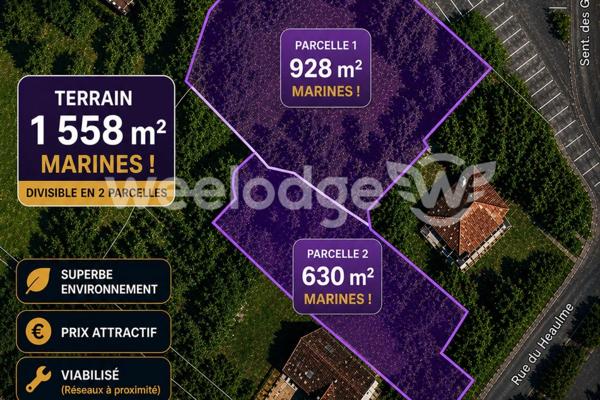 Terrain à vendre de 1558 m² à Marines