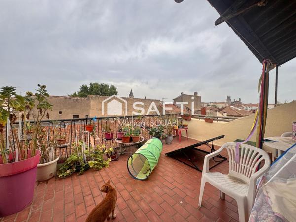 Immeuble 180m2 , 4 appartements dont un duplex avec terrasse