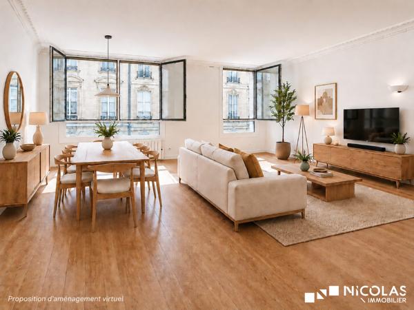 Appartement T3 avec ascenseur, parking et cave – Bordeaux