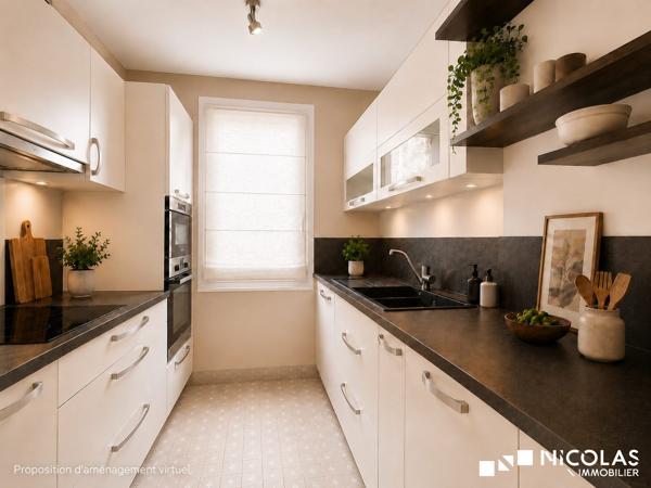 Appartement T3 avec ascenseur, parking et cave – Bordeaux
