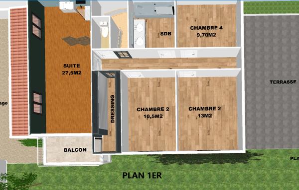Maison
         6 pièces
        - 225 m² Exclusivité 519 000 € *