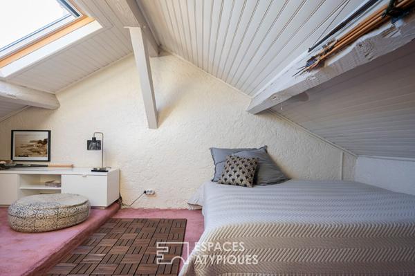 Cadre de vie insolite pour cet appartement en centre ville