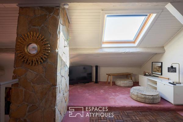 Cadre de vie insolite pour cet appartement en centre ville